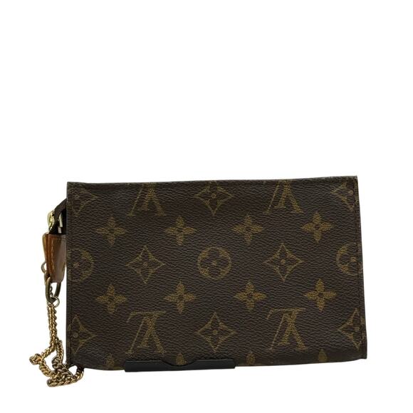 Louis Vuitton Monogram Toiletry Pouch 15*Great Shape and Unbranded Chain! - Picture 1 of 8